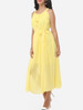 Casual Plain Bowknot Awesome Round Neck Maxi Dress