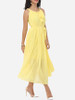 Casual Plain Bowknot Awesome Round Neck Maxi Dress