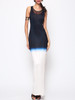 Casual Gradient Patchwork Chic Round Neck Maxi-dress