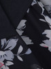 Casual Asymmetric Neck Patchwork Floral Printed Skater Dress