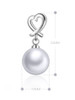 Casual Pearl Pendant Heart Stud Earring Casual Pearl Pendant Heart Stud Earring