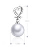 Casual Pearl Pendant Heart Stud Earring Casual Pearl Pendant Heart Stud Earring