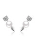 Casual Arrow Shape Pearl Earring Casual Arrow Shape Pearl Earring