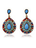 Casual Teardrop Faux Crystal Drop Earring