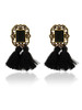 Casual Faux Crystal Tassel Drop Earring