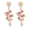 Casual Spring Floral Acrylic Earring