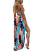 Elegant Boho Strap Lace Up Backless Beach Jumpsuit Playsuits Romper