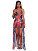 Elegant Boho Strap Lace Up Backless Beach Jumpsuit Playsuits Romper
