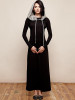 Presale Hooded Backless Long Sleeves Maxi Dress