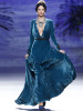 Deep V-neck Long Sleeved Evening Dress Deep V-neck Long Sleeved Evening Dress