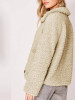 New Khaki Buttons Pockets Turndown Collar Long Sleeve Streetwear Outerwear