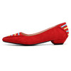Casual Stylish Pointed Toe Slip On Low Heel Shoes For Women