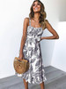 Bohemia Floral Printed Midi Dress