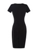 Casual Round Neck Floral Cotton Bodycon Dress