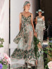 Split-joint Floral Faerie Style Maxi Dresses