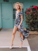 Floral Split-side Bohemia Wrap Dress