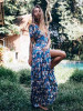 Floral Split-side Bohemia Wrap Dress