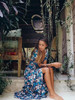 Floral Split-side Bohemia Wrap Dress