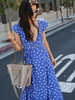 Pretty Bohemia Floral V Neck Maxi Dress Pretty Bohemia Floral V Neck Maxi Dress
