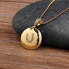 Top Quality Women Girls Initial Letter Necklace Gold 26 Letters Charm Necklaces Pendants Copper CZ Jewelry Personal Necklace