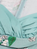 Casual Chic Floral Printed Sweet Heart Plus Size Flared Dress