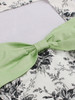Casual Captivating Halter Bowknot Color Block Floral Skater Dress