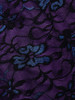 Asymmetric Neckline Dacron Color Block Floral Lace Patchwork Printed Bodycon-dress