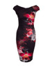 Casual V-Neck Floral Printed Extraordinary Bodycon Dress