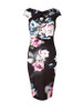 Casual V-Neck Floral Printed Extraordinary Bodycon Dress