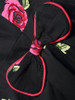 Casual Floral Printed Bowknot Graceful Sweet Heart Skater-dress