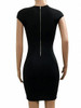 Black Cut Out Detail Bodycon Mini Dress