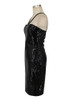Black Sequin Off Shoulder Backless Halter Neck Bodycon Party Mini Dress Black Sequin Off Shoulder Backless Halter Neck Bodycon Party Mini Dress