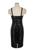 Black Sequin Off Shoulder Backless Halter Neck Bodycon Party Mini Dress Black Sequin Off Shoulder Backless Halter Neck Bodycon Party Mini Dress