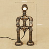 Industrial Retro Loft LED Water Pipe Table Lamp
