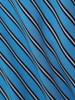 Casual Square Neck Dacron Patchwork Striped Bodycon-dress Casual Square Neck Dacron Patchwork Striped Bodycon-dress