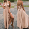 Plain Cross Backless Prom Evening Party Draped Belt V-neck Bridesmaid Beach Maxi Bridesmaid Dress Plain Cross Backless Prom Evening Party Draped Belt V-neck Bridesmaid Beach Maxi Bridesmaid Dress