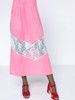 Casual Patchwork Hollow Out Swing Plus Size Maxi Dress