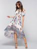 Off-the-shoulder Bohemia Midi Dress