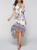 Off-the-shoulder Bohemia Midi Dress