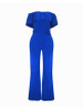 Casual Off Shoulder Flounce Plain Wide-Leg Jumpsuit Casual Off Shoulder Flounce Plain Wide-Leg Jumpsuit