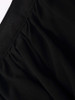 Casual Hollow Out Plain Cape Sleeve Dramatic Off Shoulder Blouse