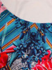 Casual Spaghetti Strap X-Back One Piece In Floral Printed
