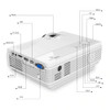 VANKYO Leisure 3 Mini Projector 1920*1080P Supported 170'' Portable Projector For Home