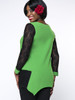Casual Asymmetric Hem Patchwork Hollow Out Plus Size Blouse Casual Asymmetric Hem Patchwork Hollow Out Plus Size Blouse