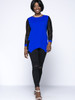Casual Asymmetric Hem Patchwork Hollow Out Plus Size Blouse Casual Asymmetric Hem Patchwork Hollow Out Plus Size Blouse