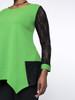 Casual Asymmetric Hem Patchwork Hollow Out Plus Size Blouse Casual Asymmetric Hem Patchwork Hollow Out Plus Size Blouse