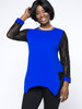 Casual Asymmetric Hem Patchwork Hollow Out Plus Size Blouse Casual Asymmetric Hem Patchwork Hollow Out Plus Size Blouse