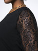 Casual Asymmetric Hem Patchwork Hollow Out Plus Size Blouse Casual Asymmetric Hem Patchwork Hollow Out Plus Size Blouse