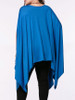 Casual Oversized Asymmetric Hem Plain Cape Sleeve Plus Size T-Shirt