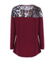 Casual Round Neck Leopard Plus Size T-Shirt